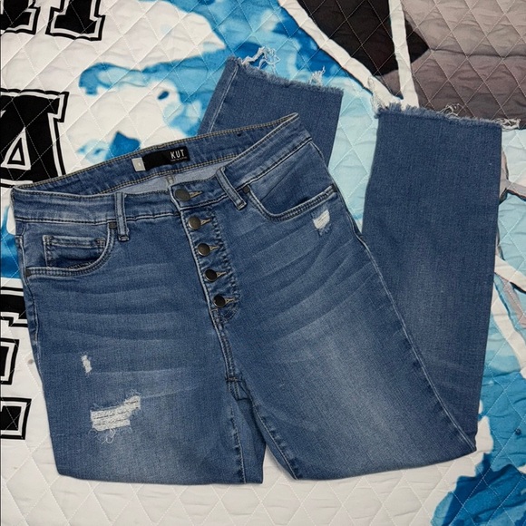 Kut from the Kloth Women's Blue Jeans - Picture 1 of 9